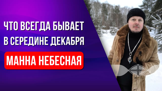 Что всегда бывает в середине декабря – манна небесная.